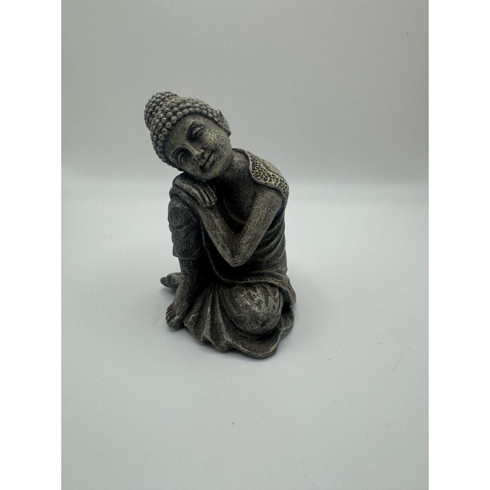 Thai Sleeping Smiling Buddha Resin Statue for Fish Tank Decoration